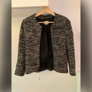 Aritzia Wilfred Black and Grey Striped Blazer